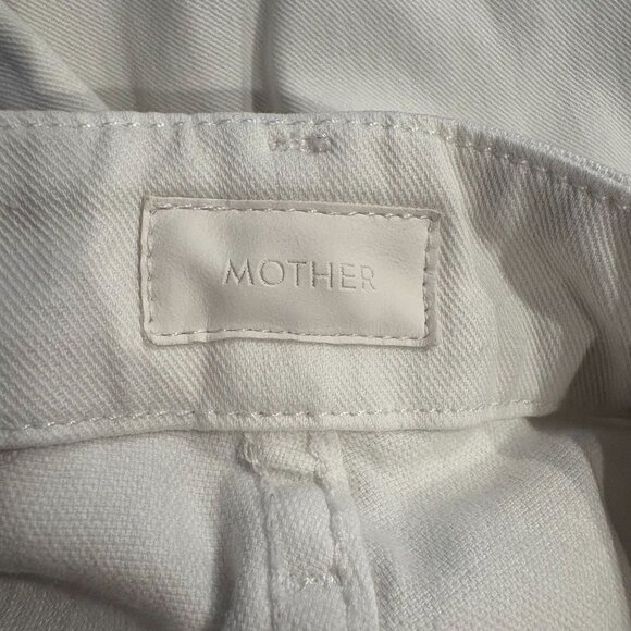 Mother High Waisted Looker Dagger Ankle Fray Glass Slipper Jeans Women's Size 28 - Picture 3 of 8